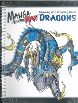 Manga to the max - Drawing and coloring book "DRAGONS" Children | المعرض المصري للكتاب EGBookFair