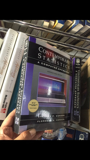 Contemporary Statistics: A Computer Approach Sheldon P. Gordon Mathematics and Statistics | المعرض المصري للكتاب EGBookfair
