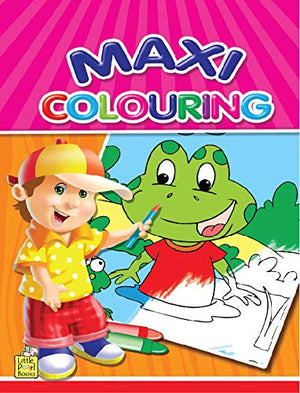 Maxi Colouring 01 - Red Cover Little Pearl Books Children | المعرض المصري للكتاب EGBookfair