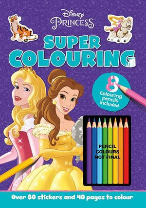 DISNEY PRINCESS SUPER COLOURING Children | المعرض المصري للكتاب EGBookfair