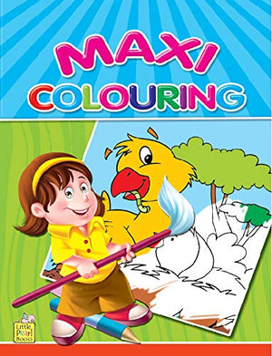 Maxi Colouring 03 - Blue Cover Little Pearl Books Children | المعرض المصري للكتاب EGBookfair
