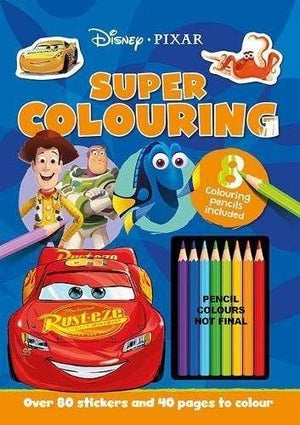 DISNEY PIXAR SUPER COLOURING Children | المعرض المصري للكتاب EGBookfair