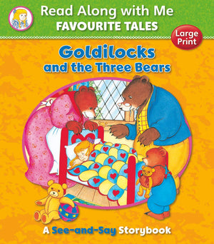 Goldilocks and the Three Bears: Read Along With Me Favourite Tales (large print) Jacob Grimm (Author) Children | المعرض المصري للكتاب EGBookfair