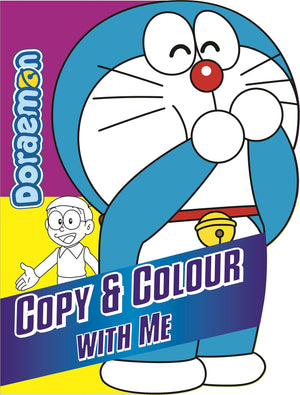 Doraemon Copy and Colour with Me - Purble Cover BPI India Children | المعرض المصري للكتاب EGBookfair