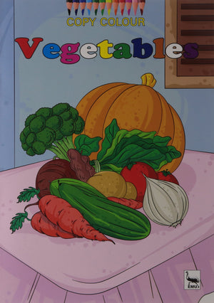 Copy Colour: Vegetables (EMU) Sunita Pant Bansal Children | المعرض المصري للكتاب EGBookfair