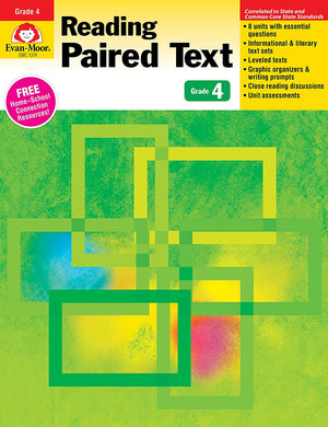 Reading Paired Text, Grade 4 Evan Moor Educational Publishers Children | المعرض المصري للكتاب EGBookfair