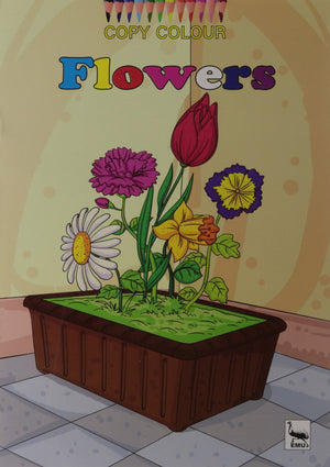 Copy Colour: Flowers (EMU) Sunita Pant Bansal Children | المعرض المصري للكتاب EGBookfair