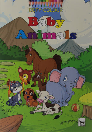 Copy Colour: Baby Animals (EMU) Sunita Pant Bansal Children | المعرض المصري للكتاب EGBookfair