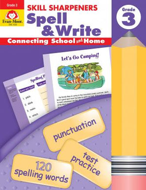Skill Sharpeners Spell & Write Grade 3 Children | المعرض المصري للكتاب EGBookfair