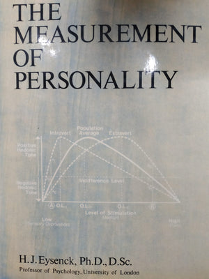 The Measurement of Personality Michael Eysenck | المعرض المصري للكتاب EGBookFair