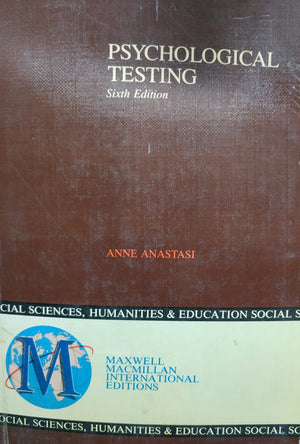 Psychological Testing Anne Anastasi Psychology and Sociology | المعرض المصري للكتاب EGBookfair