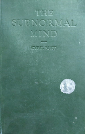 The Subnormal Mind Cyril Burt General Books | المعرض المصري للكتاب EGBookfair