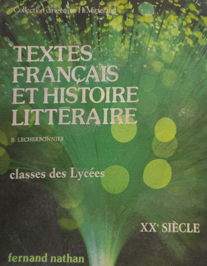 Textes français et histoire littéraire LECHERBONNIER Bernard | المعرض المصري للكتاب EGBookFair