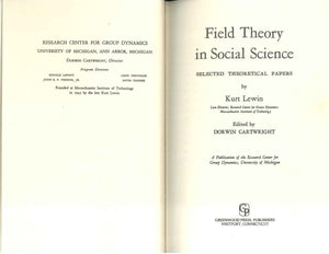 Field Theory in Social Science: Selected Theoretical Papers Kurt Lewin Psychology and Sociology | المعرض المصري للكتاب EGBookfair