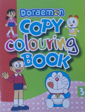 Doraemon Copy Colouring Book 3 - Green Cover BPI India Children | المعرض المصري للكتاب EGBookfair