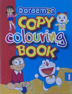 Doraemon Copy Colouring Book 1 - Blue Cover BPI India Children | المعرض المصري للكتاب EGBookfair