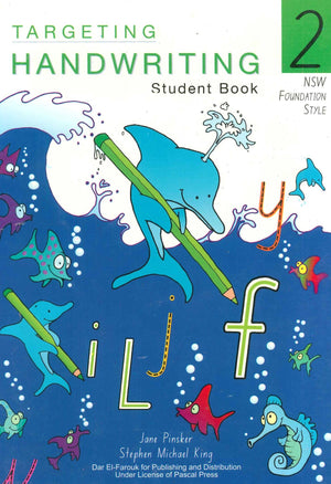 TARGETING : Handwriting StudentBook 2 New Foundation Style Jane pinsker Stephen Micheal King Children | المعرض المصري للكتاب EGBookfair