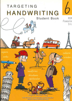 TARGETING : Handwriting StudentBook 6 New Foundation Style Jane pinsker Stephen Micheal King Children | المعرض المصري للكتاب EGBookfair