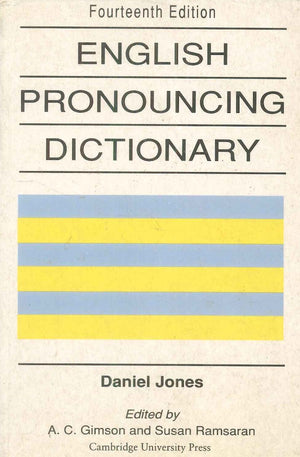 English Pronouncing Dictionary Daniel Jones | المعرض المصري للكتاب EGBookFair