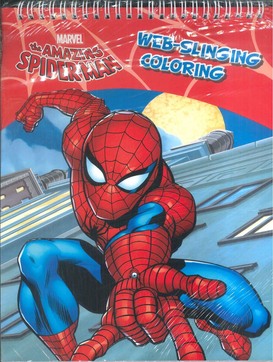 Marvel: The AMAZING Spiderman (WEB - SLINGING COLORING) Children | المعرض المصري للكتاب EGBookfair