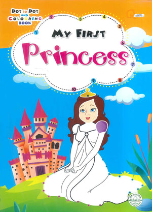 Dot to Dot AND COLOURING BOOK: MY FRIST Princess قسم النشر للأطفال بدار الفاروق Children | المعرض المصري للكتاب EGBookFair