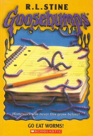 Scholastic Goosebumps Go Eat Worms! R.L.Stine stories | المعرض المصري للكتاب EGBookFair