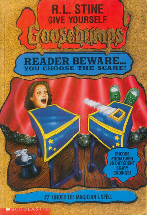 Scholastic Give Yourself Goosebumps #7 Under The Magician's Spell R.L.Stine stories | المعرض المصري للكتاب EGBookFair