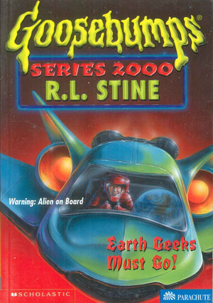 Scholastic Goosebumps Earth Geeks Must Go! R.L.Stine stories | المعرض المصري للكتاب EGBookFair