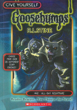 Scholastic Give Yourself Goosebumps #42 All - Day Nighmare R.L.Stine stories | المعرض المصري للكتاب EGBookFair