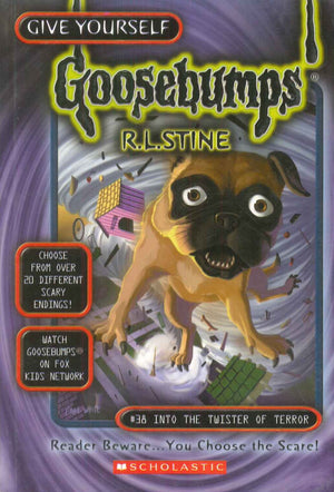 Scholastic Give Yourself Goosebumps #38 Into The Twister Of Terror R.L.Stine stories | المعرض المصري للكتاب EGBookFair