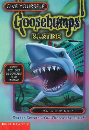 Scholastic Give Yourself Goosebumps #36 Ship Of Ghouls R.L.Stine stories | المعرض المصري للكتاب EGBookFair