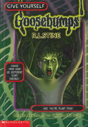 Scholastic Give Yourself Goosebumps #30 You're Plant Food! R.L.Stine stories | المعرض المصري للكتاب EGBookFair