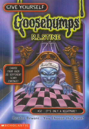 Scholastic Give Yourself Goosebumps #32 It's Only A Nightmare! R.L.Stine stories | المعرض المصري للكتاب EGBookFair