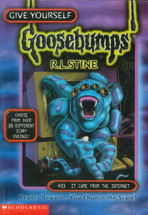 Scholastic Give Yourself Goosebumps #33 It Came From The Internet R.L.Stine stories | المعرض المصري للكتاب EGBookFair