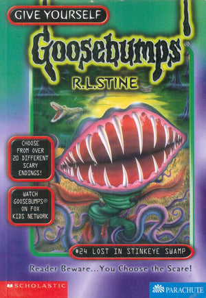 Scholastic Give Yourself Goosebumps #24 Lost In Stinkeye Swamp R.L.Stine stories | المعرض المصري للكتاب EGBookFair