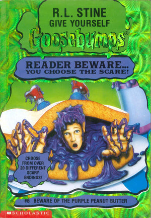 Scholastic Give Yourself Goosebumps #6 Beware Of The Purple Peanut Butter R.L.Stine stories | المعرض المصري للكتاب EGBookFair