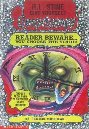 Scholastic Give Yourself Goosebumps #2 Tick Tock, Yo're Dead! R.L.Stine stories | المعرض المصري للكتاب EGBookFair