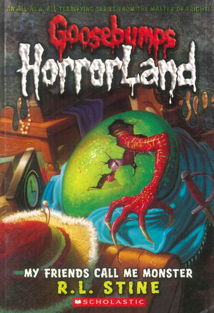 Scholastic Goosebumps HorrorLand My Friends Call Me Monster R.L.Stine stories | المعرض المصري للكتاب EGBookFair