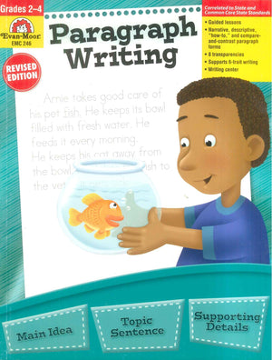 Paragraph Writing Grades 2-4 Evan Moor Educational Publishers Children | المعرض المصري للكتاب EGBookFair