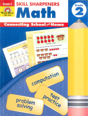 Skill Sharpeners Math Grade 2 Evan Moor Educational Publishers Children | المعرض المصري للكتاب EGBookFair