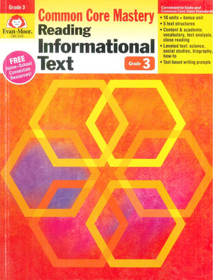 Reading Informational Text, Grade 3 Evan Moor Educational Publishers Children | المعرض المصري للكتاب EGBookFair