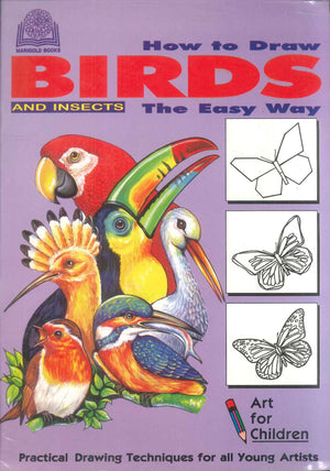 How To Draw Birds And Insects The Easy Way Children | المعرض المصري للكتاب EGBookFair