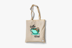 Tote Bag "Coffee First" | المعرض المصري للكتاب EGBookFair