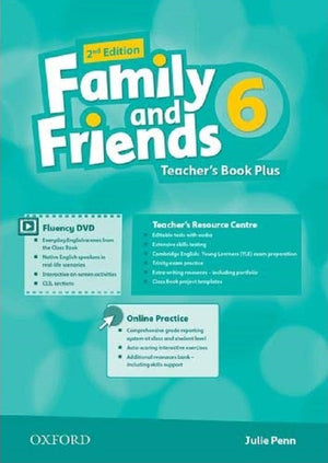 Family and Friends 6 Second Edition Teacher's Book Plus Julie Penn Education and Learning | المعرض المصري للكتاب EGBookFair