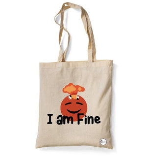 Tote Bag "I am Fine" | المعرض المصري للكتاب EGBookFair