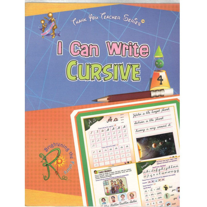 Rajsee I Can Write Cursive Textbook for Class 4