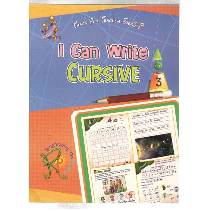 Rajsee I Can Write Cursive Textbook for Class 3
