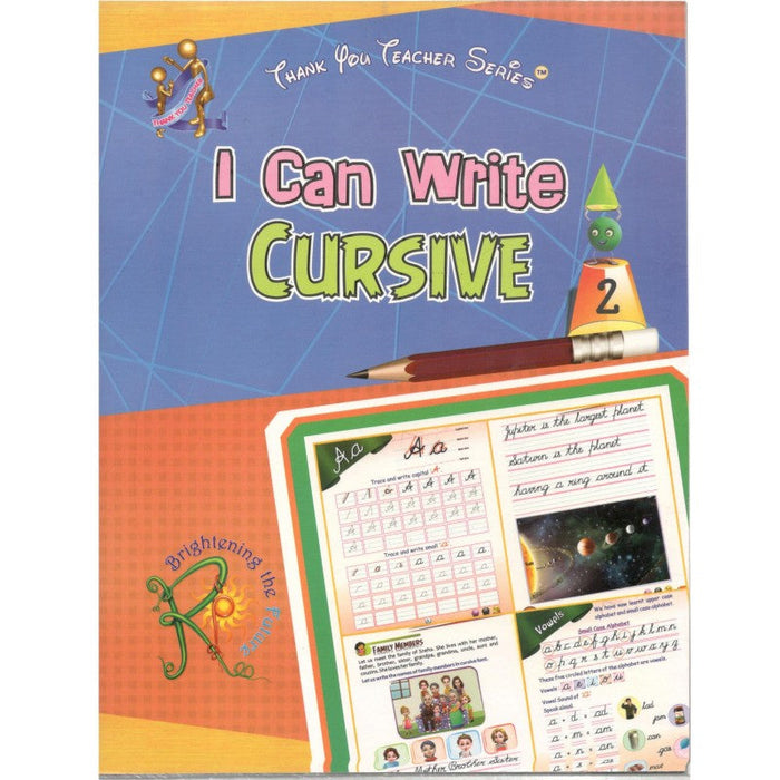 Rajsee I Can Write Cursive Textbook for Class 2