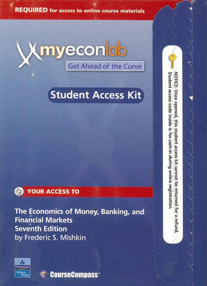 MyEconLab Student Access Kit for Economics Frederic s. Mishkin | المعرض المصري للكتاب EGBookFair