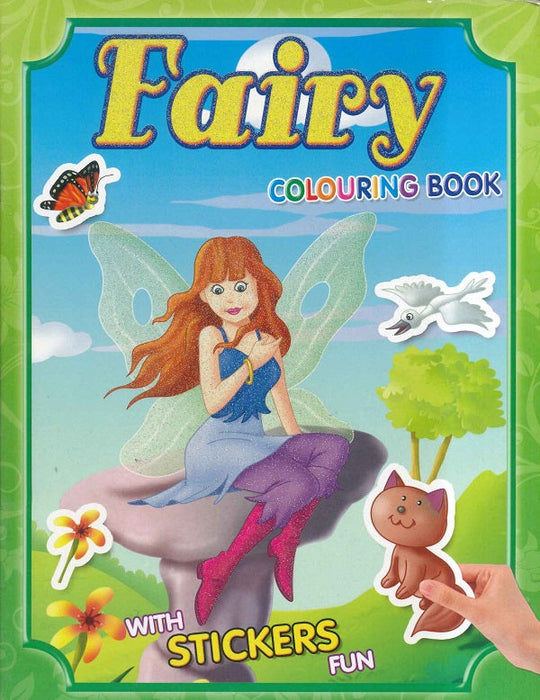 Fairy COLOURING BOOK (Green) Children | المعرض المصري للكتاب EGBookfair